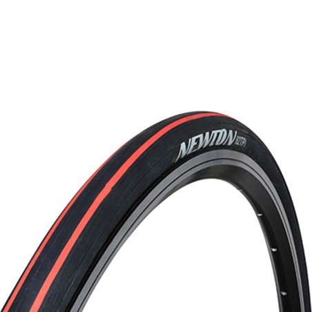 Pneu route 700 x 25 Newton e-01 noir liserets rouge ts (25-622)