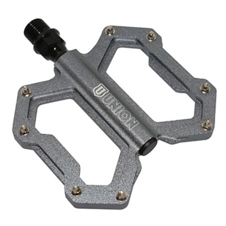 PEDALE BMX-VTT DESCENTE MARWI GRIS ALU FILETAGE 9-16 (PAIRE)