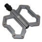 PEDALE BMX-VTT DESCENTE MARWI GRIS ALU FILETAGE 9-16 (PAIRE)