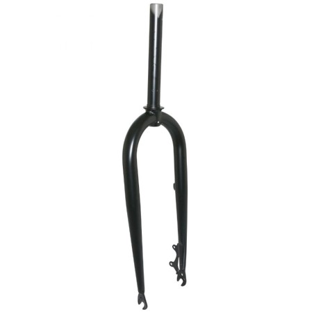 FOURCHE VTT 26 " FATBIKE NOIR PIVOT LISSE 1"1-8-28.6 INTERIEUR POUR FREIN A DISQUE - PIVOT 220mm