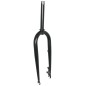 FOURCHE VTT 26 " FATBIKE NOIR PIVOT LISSE 1"1-8-28.6 INTERIEUR POUR FREIN A DISQUE - PIVOT 220mm
