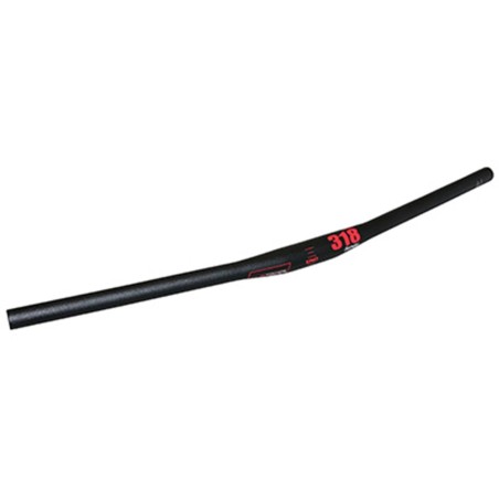 CINTRE VTT DROIT UNO FLAT TOP ALU NOIR DIAM 31,8mm L700mm