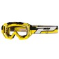 MASQUE-LUNETTES CROSS PROGRIP 3200 LS VENOM JAUNE ECRAN TRANSPARENT LIGHT SENSITIVE ANTI-RAYURES-ANTI U.V.-ANTI-BUEE