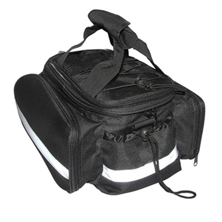 SACOCHE ARRIERE VELO A PONT NEWTON N1 FIXATION PORTE BAGAGE AVEC SACOCHES DE CHAQUE COTE WATERPROOF PAR VELCROS (L 30cm x l