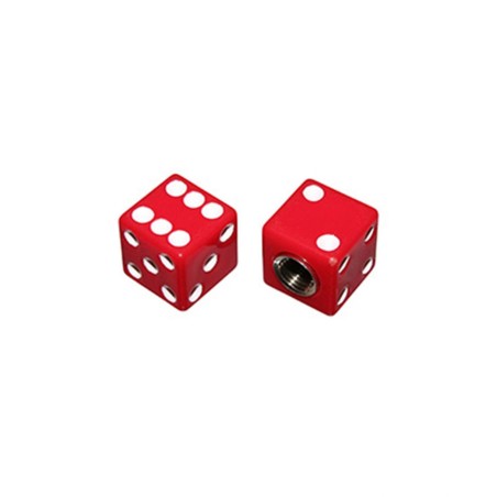 BOUCHON DE VALVE SCOOT-CYCLO REPLAY VS DE ROUGE  (PAIRE)
