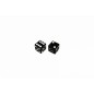 BOUCHON DE VALVE SCOOT-CYCLO REPLAY VS DE NOIR  (PAIRE)