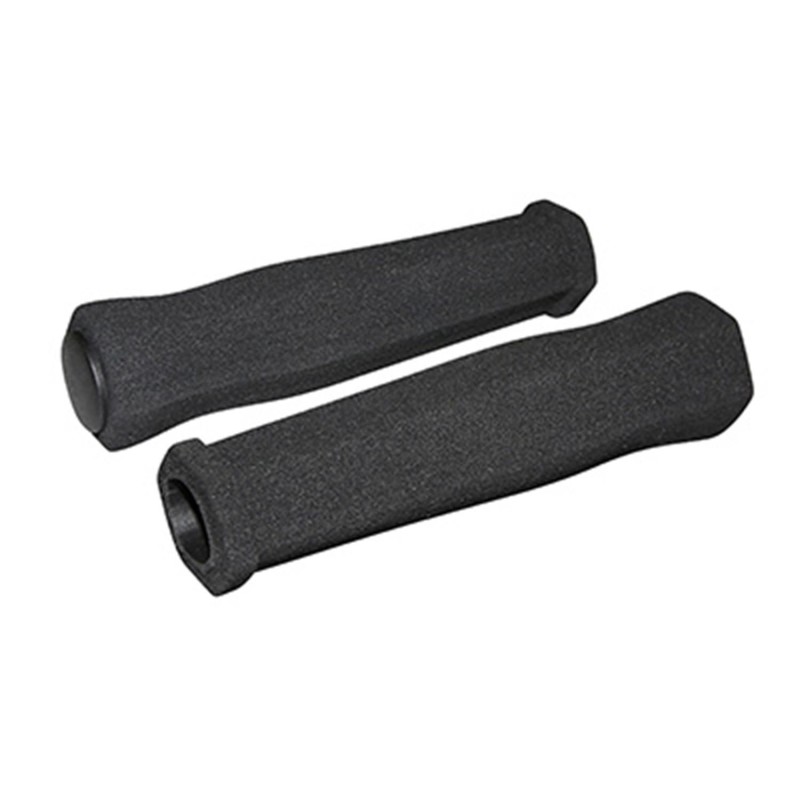 POIGNEE CITY-VTT NEWTON MOUSSE HAUTE DENSITE NOIR 125mm (PAIRE)