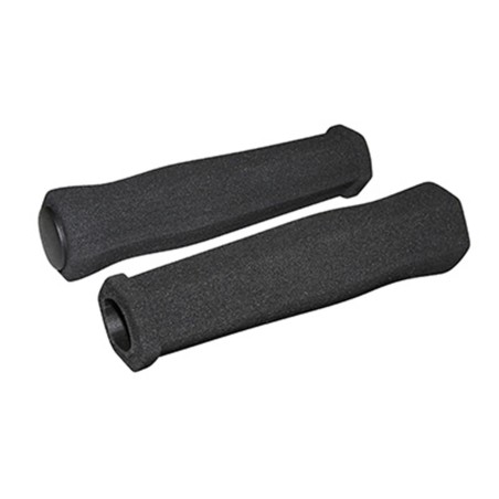 POIGNEE CITY-VTT NEWTON MOUSSE HAUTE DENSITE NOIR 125mm (PAIRE)