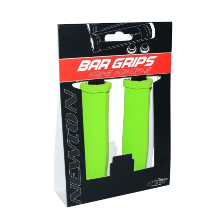 POIGNEE CITY-VTT NEWTON MOUSSE HAUTE DENSITE VERT 125mm (PAIRE)