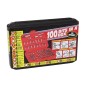 EMBOUTS DE SERRAGE ET VISSAGE 1-4 UNIVERSEL ADAPTABLE TOURNEVIS - PERCEUSE - CLIQUET A DOUILLE (COFFRET 100 PIECES)