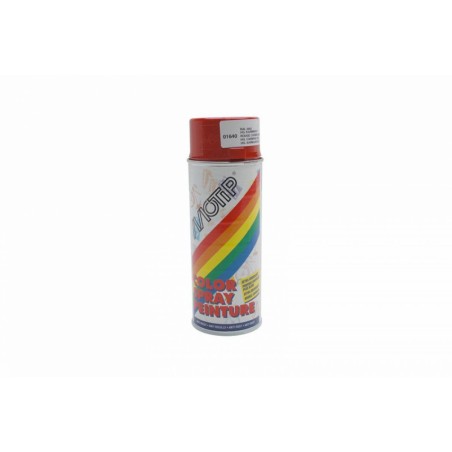 BOMBE DE PEINTURE MOTIP DECO GLYCERO BRILLANT ROUGE CARMIN AEROSOL 400ml (01640)