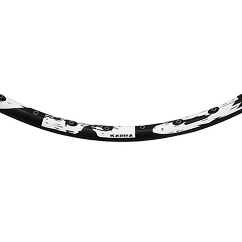 Jante vtt 27.5" karma disc 21c noir 32t. double paroi avec oeillets profil 17mm