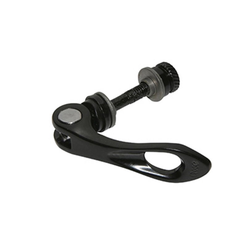 BLOCAGE RAPIDE DE SELLE P2R FIRST NOIR DIAM. 6x70mm AVEC ADAPTATEUR POUR PASSER EN 8x70mm (VENDU A L UNITE)