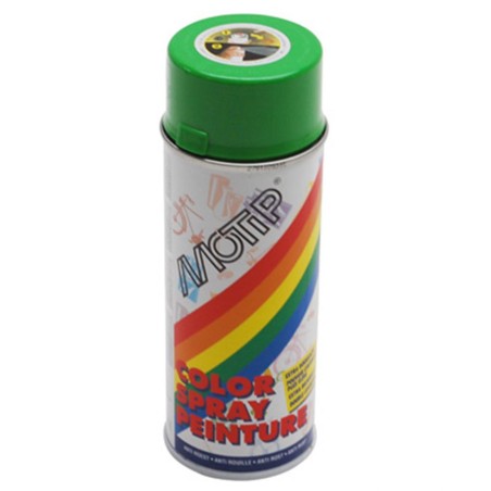 BOMBE DE PEINTURE MOTIP DECO GLYCERO BRILLANT VERT POMME (DERBI) AEROSOL 400ml (01607)