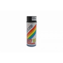 BOMBE DE PEINTURE MOTIP DECO GLYCERO MAT NOIR PROFOND AEROSOL 400ml (01601)