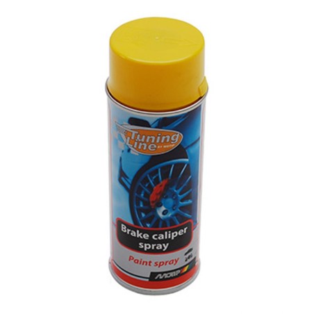 BOMBE DE PEINTURE MOTIP PRO ETRIER FREIN JAUNE AEROSOL 400 ml (04097)