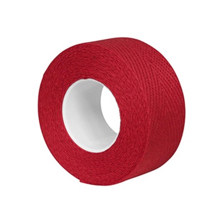 Ruban de guidon Velox tressostar 90 coton rouge 20mm x 2,80m (vendu au blister de 2)