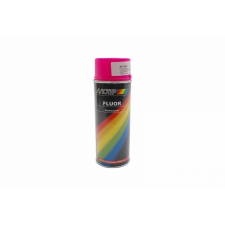 BOMBE DE PEINTURE MOTIP PRO FLUO ROSE AEROSOL 400ml (04021)