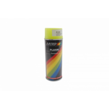 BOMBE DE PEINTURE MOTIP PRO FLUO JAUNE AEROSOL 400ml (04022)