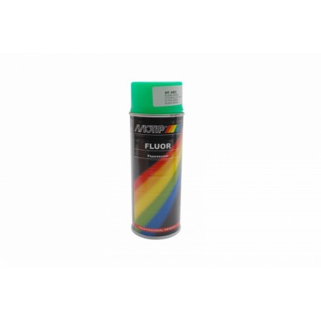 BOMBE DE PEINTURE MOTIP PRO FLUO VERT AEROSOL 400ml (04023)