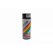 BOMBE DE PEINTURE MOTIP DECO GLYCERO SATIN NOIR PROFOND AEROSOL 400ml (01659)