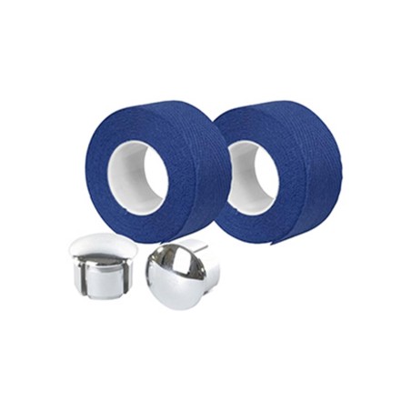 Ruban de guidon Velox tressostar 90 coton bleu roi 20mm x 2,80m (vendu au blister de 2)