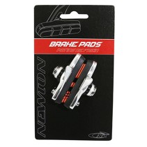 Porte patin frein route a cartouche abs Newton type Shimano alu argent 55mm (1 paire)