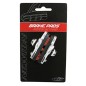 Porte patin frein route a cartouche abs Newton type Shimano alu argent 55mm (1 paire)