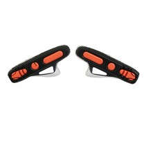 Porte patin frein route a cartouche abs Newton type Shimano alu argent 55mm (1 paire)