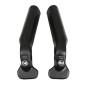 EMBOUT DE CINTRE NEWTON AVEC REPOSE MAIN NOIR MAT (PAIRE)