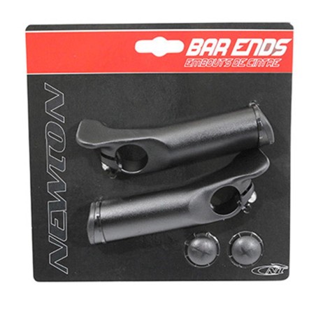 EMBOUT DE CINTRE NEWTON AVEC REPOSE MAIN NOIR MAT (PAIRE)