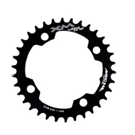 PLATEAU E BIKE/VAE MONO DIAM 104 EXTER 34DTS NOIR 4 BRANCHES MICHE COMP. BROSE