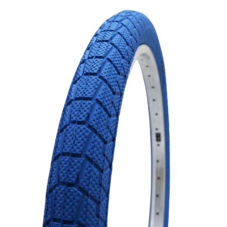 Pneu bmx 20 x 1.95 kenda slick bleu tr (50-406)