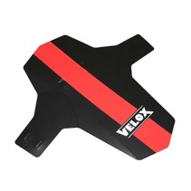 GARDE BOUE VTT AV VELOX COLORI NOIR-ROUGE FIXATION FOURCHE RILSAN