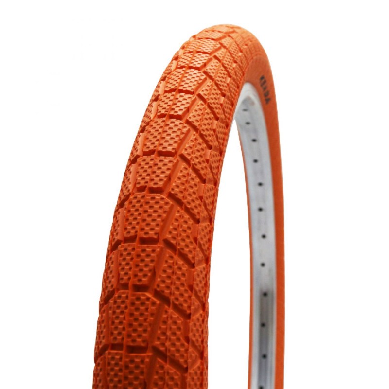 Pneu bmx 20 x 1.95 kenda slick orange tr (50-406)