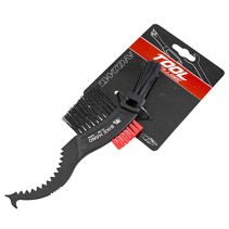 BROSSE DE NETTOYAGE VELO CLEANABLE NEWTON EN NYLON AVEC GRATTOIR INTEGRE (IDEAL CASSETTE, CHAINE, DERAILLEUR, ROULEMENTS...)
