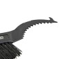 BROSSE DE NETTOYAGE VELO CLEANABLE NEWTON EN NYLON AVEC GRATTOIR INTEGRE (IDEAL CASSETTE, CHAINE, DERAILLEUR, ROULEMENTS...)