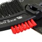 BROSSE DE NETTOYAGE VELO CLEANABLE NEWTON EN NYLON AVEC GRATTOIR INTEGRE (IDEAL CASSETTE, CHAINE, DERAILLEUR, ROULEMENTS...)