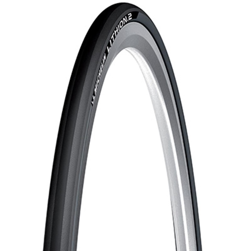 Pneu route 700 x 23 Michelin lithion 2 gris fonce ts (23-622)