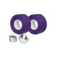 Ruban de guidon Velox tressostar 90 coton violet 20mm x 2,80m (vendu au blister de 2)