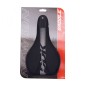 SELLE NEWTON ENFANT RAW NOIR  230x130mm RAIL ACIER NOIR