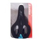SELLE NEWTON CITY MIXTE MEMORY CONFORT NOIR 265x165mm RAIL ACIER NOIR (A MEMOIRE DE FORME)