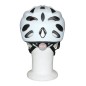 CASQUE VELO ADULTE NEWTON CITY V2 BLANC MAT AVEC VISIERE ET LOCK TAILLE 55-58   ECLAIRAGE DIODES INCORPORE (VENDU EN BOITE)