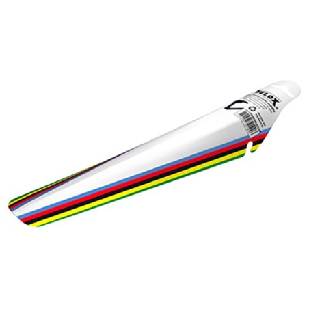 GARDE BOUE ROUTE-VTT CLIPSABLE AR VELOX COLORI BLANC CHAMPION DU MONDE CLIPSABLE SOUS LA SELLE (VENDU A L UNITE)