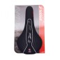 SELLE NEWTON ROUTE-VTT ILLICTT NOIR LISERET BLANC 275x145mm RAIL ACIER NOIR