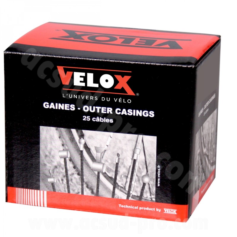 CABLE DERAILLEUR VELOX INOX 2.50 M (X25) (BOITE)