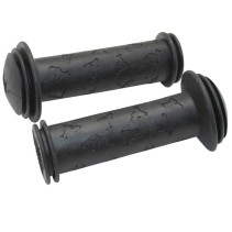 POIGNEE CITY ENFANT NOIR AVEC PROTECTION CHOC L110mm (PAIRE) DIAM 22.2