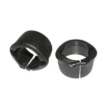 COLLIER A VISSER POUR FINITION RUBAN DE CINTRE ROUTE CINTRE 31.8mm BIKE RIBBON NOIR (PAIRE)