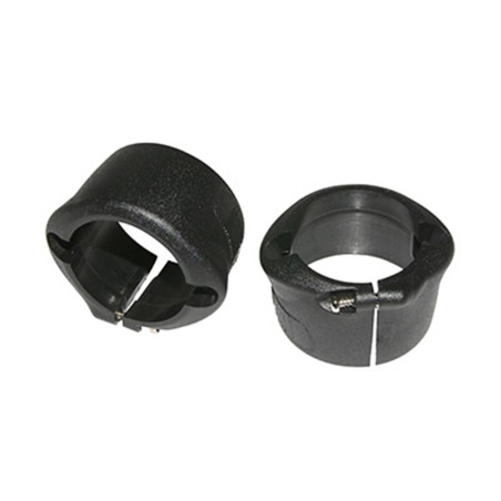COLLIER A VISSER POUR FINITION RUBAN DE CINTRE ROUTE CINTRE 31.8mm BIKE RIBBON NOIR (PAIRE)