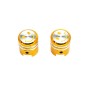 BOUCHON DE VALVE SCOOT-CYCLO REPLAY VS PISTON OR  (PAIRE)
